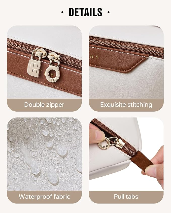 Eachy travel makeup bag,large capacity