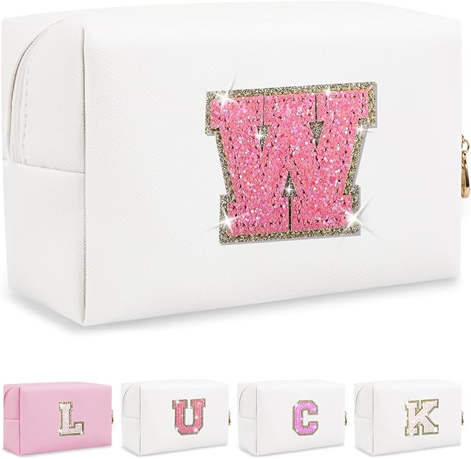 Personalized initial letter patch makeup