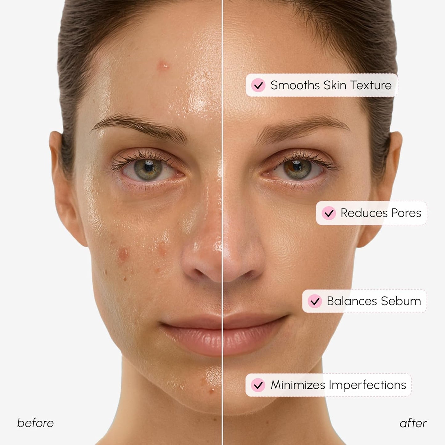 MAREE Pore Minimizer for Face Toner – Witch Hazel Toner with Niacinamide & Marine Collagen – Gentle Exfoliating Oil Control Facial Toner for Women – BHA Liquid Exfoliant – Alcohol Free Tonico Facial