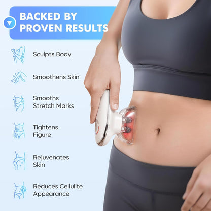 REDLOOK 3-in-1 Body Sculptor - Body Sculpting Massager for Stomach, Arms, Legs, & Love Handles - Anti Cellulite Massage Tool, Cellulite Remover, Lymph Drainage Machine, & Skin Tightening Device.