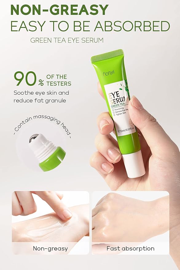 Akary green tea eye serum