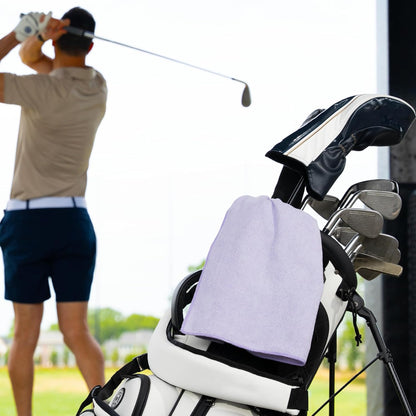 S&T INC. Microfiber Gym Towels, Yoga Towel for Home and Gym Bag, 16 Inch x 27 Inch, 3 Pack