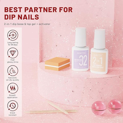 Aokitec 3 Colors Dip Powder