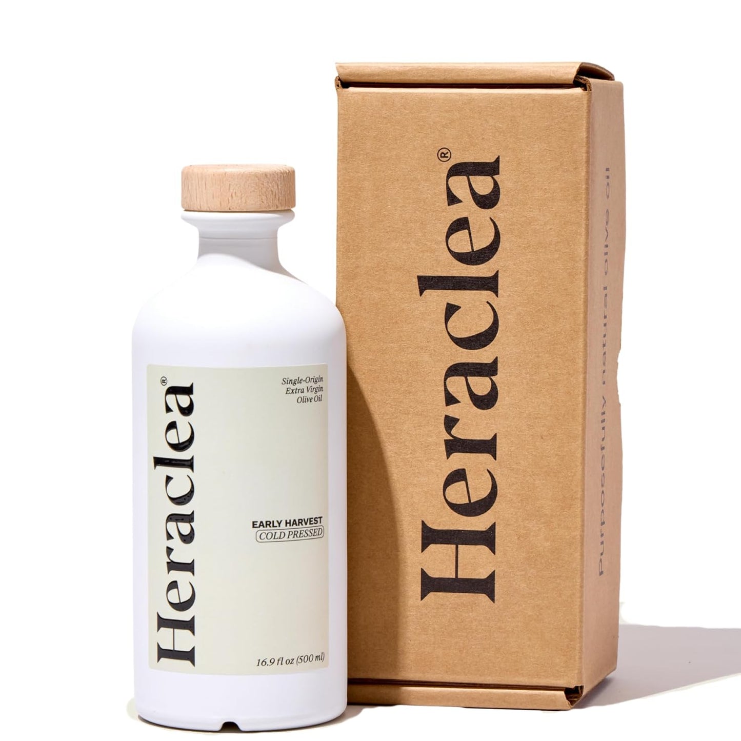Heraclea - Early Harvest - Extra Virgin Olive Oil - Organic Olive Oil - Extra Virgin - Cold Pressed - Polyphenol Rich EVOO - 16.9oz Bottle