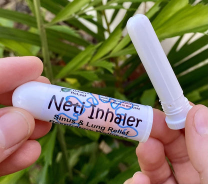 Urban ReLeaf NETI Salt Air Relief INHALER! Fast Relief. Soothing Sinus & Lung, Himalayan Salt & Botanicals! Respiratory Wellness. Healing Aromatherapy. Energizing! 100% Natural, Vegan, Made in the USA