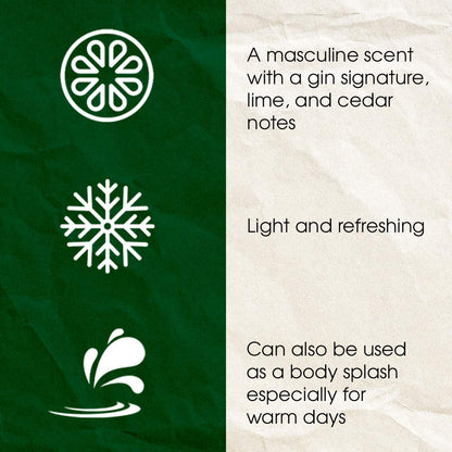 Clubman Pinaud Gent’s Gin After Shave Lotion – Masculine Scent with Gin, Lime & Cedar Notes, Refreshing Aftershave for Men, 6 oz