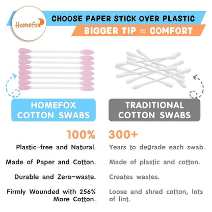 Xl pink thick cotton swabs