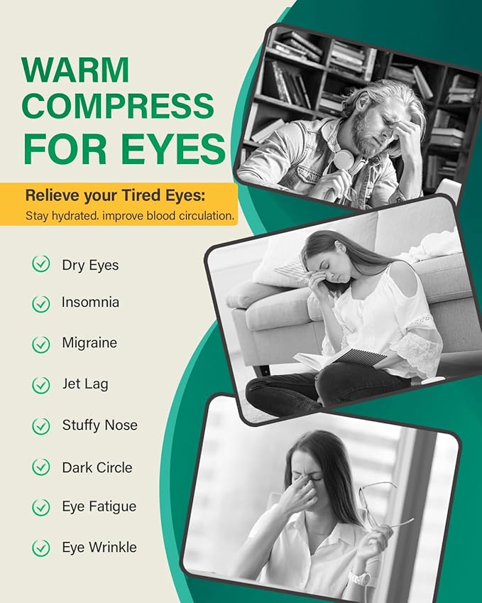 20-pack steam eye masks for