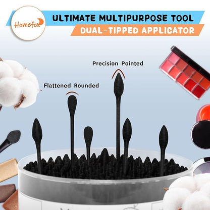 Xl thick black cotton swabs