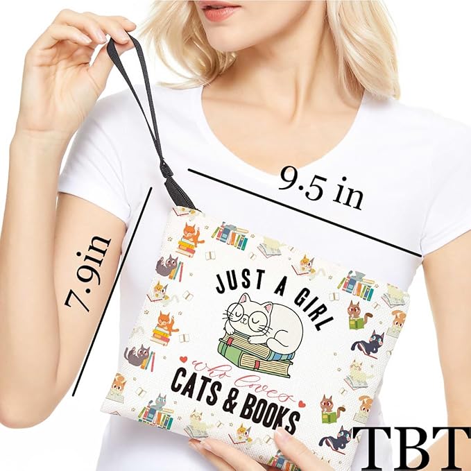 Book lovers gifts makeup bag