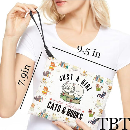 Book lovers gifts makeup bag