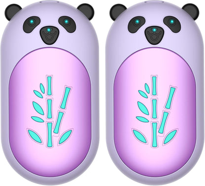 Hand Warmers Rechargeable 2 Pack, 6000mAh Electric Hand Warmer Reusable, 20Hrs Long Heating, Portable Pocket Heater Handwarmer for Women Men, Outdoor Camping, Hunting Gear