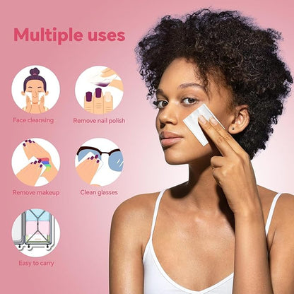 475 pcs square makeup cotton