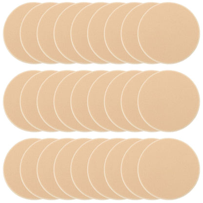 25 Pcs Women's Round Soft Makeup Beauty Eye Face Foundation Blender Facial Smooth Powder Puff Cosmetics Blush Applicators Sponges Use for Dry and Wet