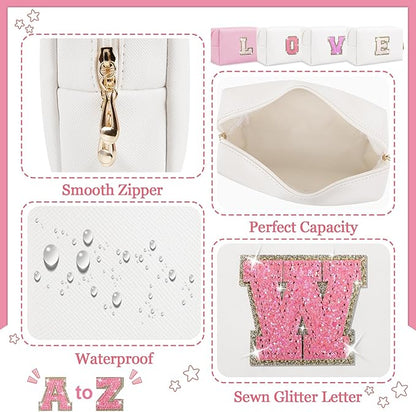 Personalized initial letter patch makeup