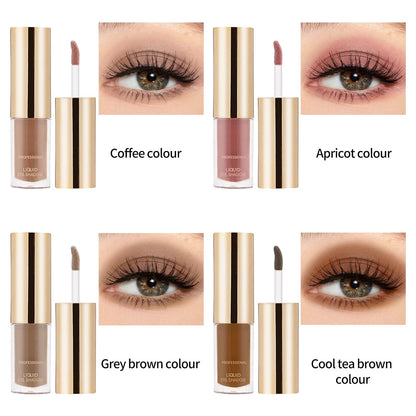 Boobeen Liquid Matte Eyeshadow - Long Lasting Waterproof, Velvet Matte Cream, Neutral Nude Makeup