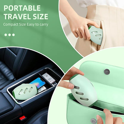 2 Pack Reusable Lint Roller Portable Mini Lint Remover Cat Pet Hair Rollers Travel Size Sticky Cleaner Dog Hair Remover for Clothes Washable Gel Lint Roller Ball