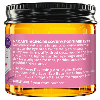 Leven Rose Lifting Coffee Eye Cream 1 oz - Natural Caffeine Eye Cream for Dark Circles and Puffiness - Firming Anti Aging Eye Cream with Caffeine - Collagen Building Under Eye Cream Caffeine