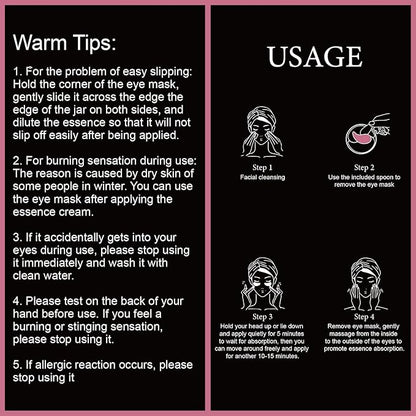 Caffeine under eye masks, 60