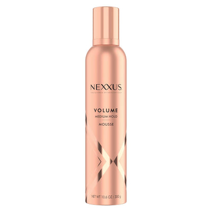 Nexxus Medium Hold Mousse Volume for a Light, Flexible Hold, with StyleProtect Technology 10.6 oz