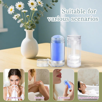 36 Pcs Empty Deodorant Containers Clear Plastic Twist up Filling Stick Round Bottomfill Lip Balm Tubes Refillable Deodorant Bottles for DIY Homemade Crayon Lipstick (30 ml)