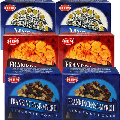 Incense Cones & Holder Bundle Variety Pack from Hem Trumiri Insense Inscents Insencents Insence