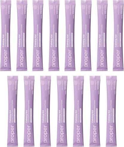 Proper, The Lavenders Calming Aid. Sleep and Relaxation Drink Mix. GABA L-Theanine Supplement with Magnesium, Lavender, Lemon Balm, and Ashwagandha. Natural Calm Stress Support Supplements