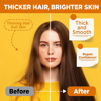 Pumpkin Seed Oil Gummies with Saw Palmetto, Organic Pumpkin Seed Oil Supplement for Hair Growth & Skin Health, High Pure Extract for Women Men, Lemon, Sugar Free, Vegan, 60