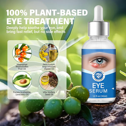 Eye Treatment, Effective Eye Serum for Chalazion and Blepharitis Treatment, 30mL Gentle Lash and Eye Cleanser, Blue