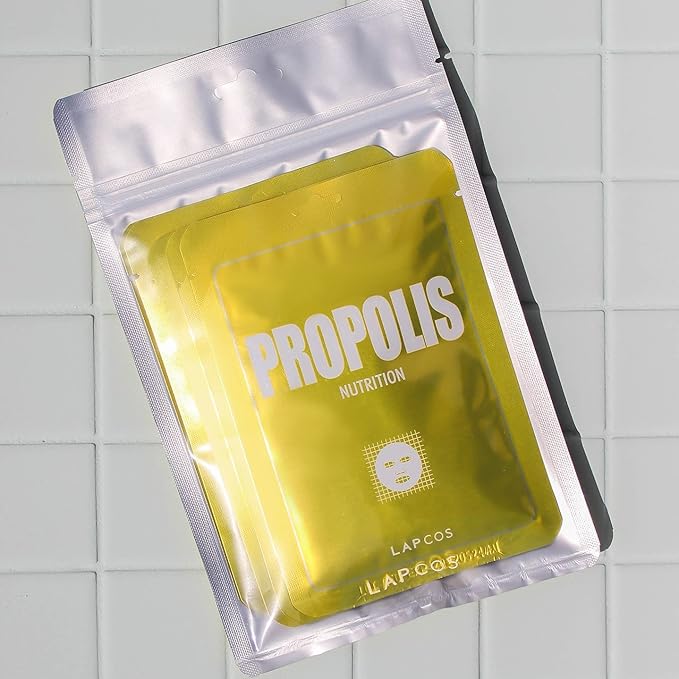 Lapcos propolis sheet mask, daily