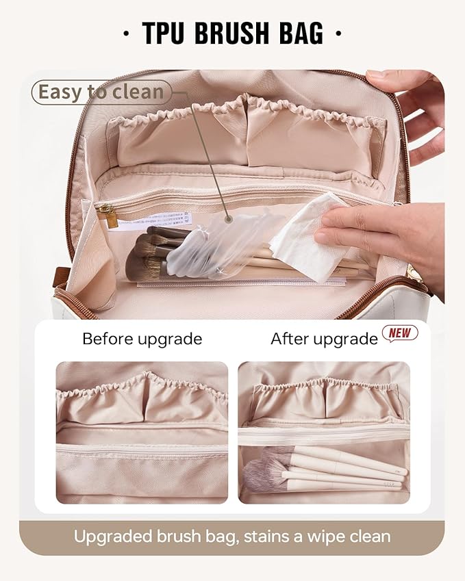 Eachy travel makeup bag,large capacity