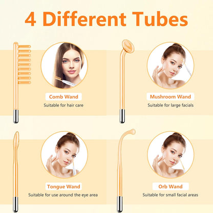 High F Rrequency Facial Wand for Face Care, Multi-Function Face Device Machine