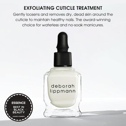 Deborah Lippmann Cuticle Remover Cuticle Softener for Nail Care No Soaking, No Peeling, No Nipping 0.5 Fl Oz