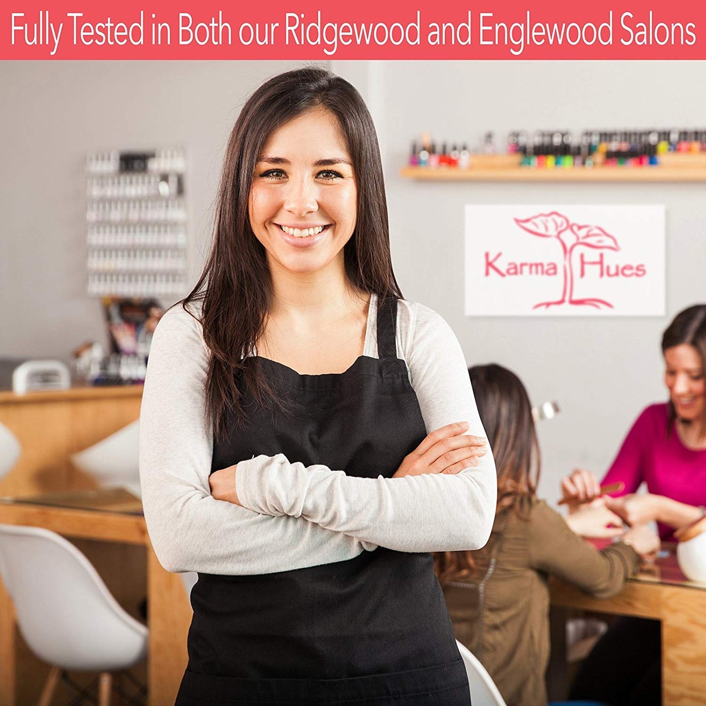 Karma Naturals Nail Polish – Non-Toxic, Vegan & Cruelty-Free (Linda, 0.43 fl oz)