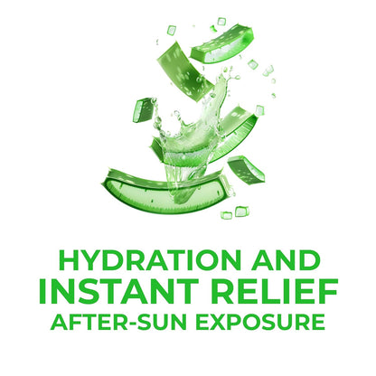 Aloe Vera Gel – Daily Multi-Purpose Hydrating Gel – Sunburn Relief and Soothing Moisturizer for Face and Body – All Skin Types – 10.14 fl oz (300mL)