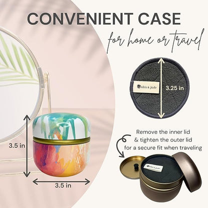 Reusable cotton rounds for face