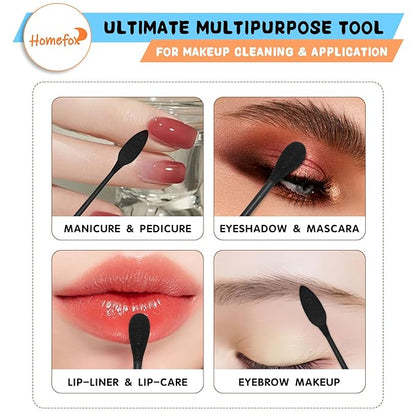 Xl thick black cotton swabs