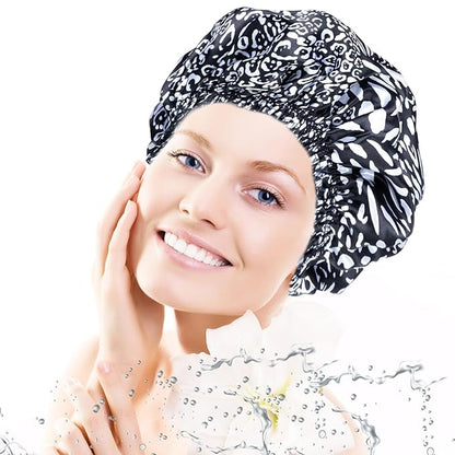 4 pcs shower caps for