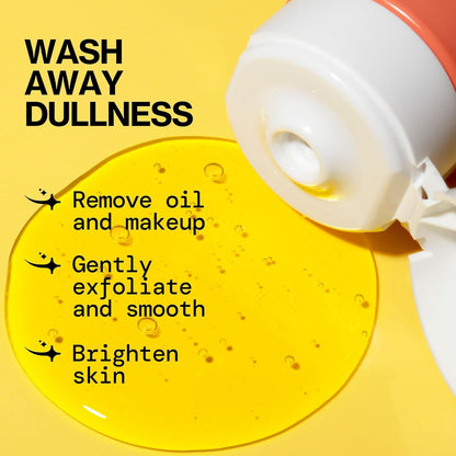 Pacifica Glow Baby Brightening Facial Cleanser 5oz – Vitamin C & Glycolic Acid (AHA) Face Wash for Radiance – Daily Cleanser for Anti-Aging Exfoliating for Smooth, Even Glowing Skin Vegan Clean Beauty