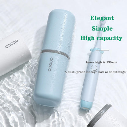 Toothbrush Travel Case, Multifunctional Dustproof Toothbrush Cover, Portable Toothbrush Holder,Suitable for Business Camping Travel or Daily Use(Blue)