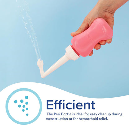 Dr. Talbot's Mom Postpartum Peri Bottle with Carry Bag - (2 Pack) 12.2 fl oz - Silicone Perineal Spray Bottle for Mothers