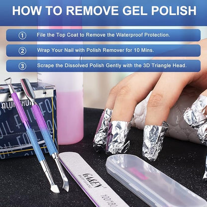 2PCS Metal Blue Purple Mermaid