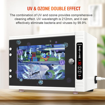 UV Sanitizer Cabinet. UV Light Sanitizer Box with Timer Setting, Suitable for Cleaning of Various Items