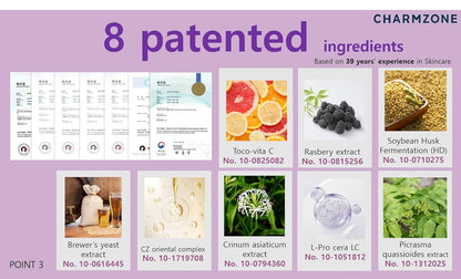 CHARMZONE TOPCLASS Lifting Signature Skincare Set of 4 Includes Toner Emulsion Cream and Control Cream (11.16 oz) , Triple Collagen Firm Skin Valentine Gift for Women