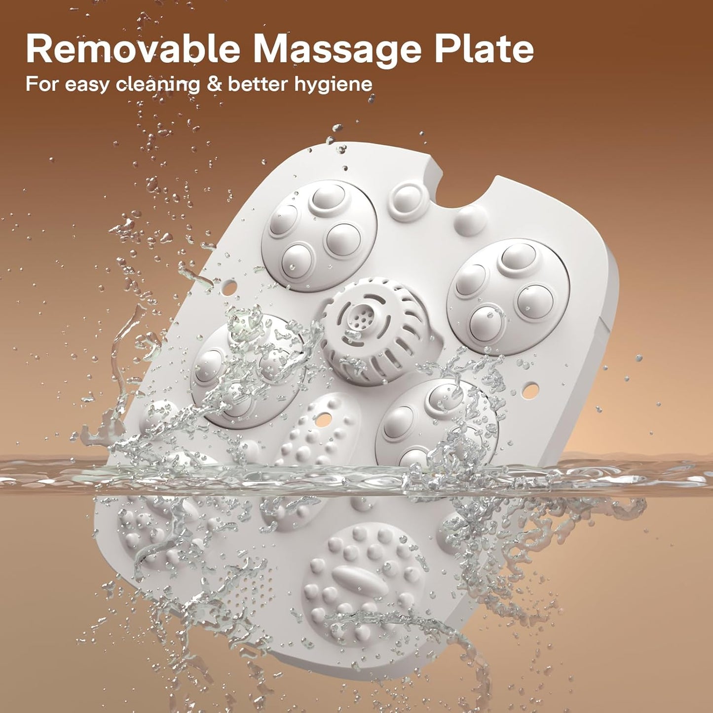 ALLJOY Collapsible Foot Spa Electric Rotary Massage, Foot Bath Massager with Heat, Bubble, Jet, Temp Control & Timer, Red Light, and 16 Shiatsu Massage Balls, Foot Soaking Tub for Stress Relief