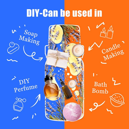 HIQILI Essential Oils Set,Top 16 Organic Aromatherapy Oils for Diffusers for Home,Plant Therapy,Candle Making,Laundry Fragrance,Humidifiers,Skin Care