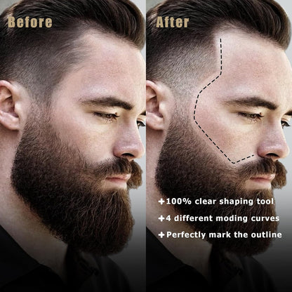 Barber Pencil for Lineup Magic Hairline Beard Guide Shaping Pencils Barber Chalk for Design Hairline Razor Trace Black Brown White Barber Pencils Set with Sharpener Ruler Brush for Men