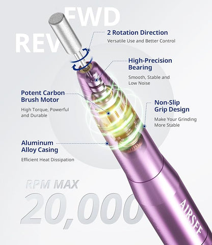 Airsee n14 electric nail drill,