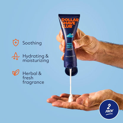 Dollar Shave Club | Post Shave Cream 3.4 ounce (2 Pack) | Hydrating Post Shave Lotion
