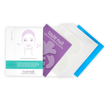 Toute Nuit Wrinkle Patches – Dolphin – Face Tape for Around the Mouth – Hypoallergenic Anti Wrinkle Patches – 20 Count, Made in USA